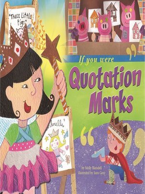 cover image of If You Were Quotation Marks